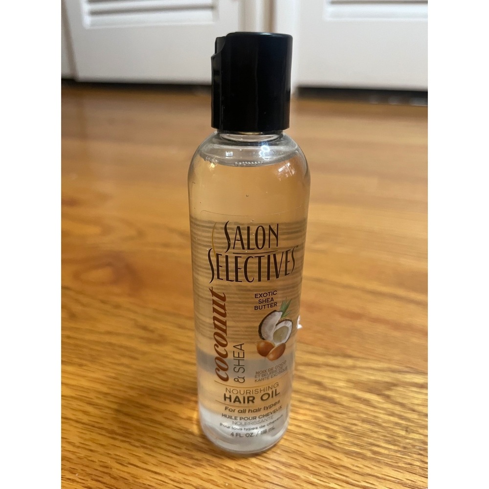 Salon Selectives Coconut and Shea Nourishing Hair Oil 4 fl oz Exotic Shea Butter